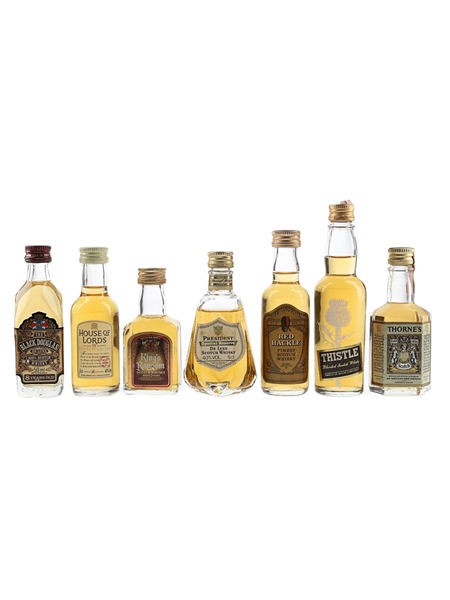 Assorted Blended Scotch Whisky  7 x 4.7cl-5cl