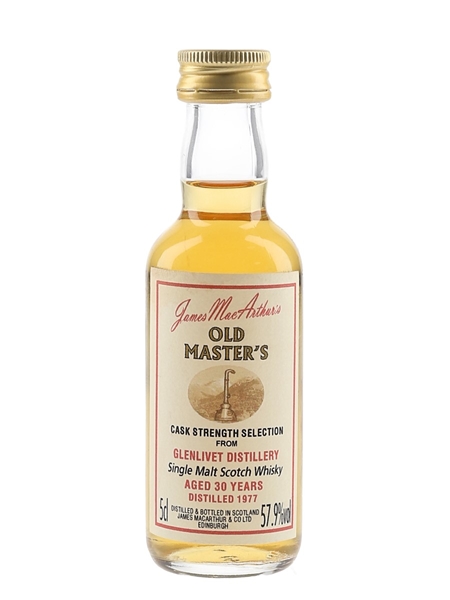 Glenlivet 1977 30 Year Old James MacArthur's 5cl / 57.9%