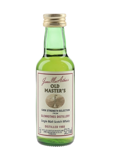 Glenrothes 1988 Year Old James MacArthur's Old Master's 5cl / 53.5%