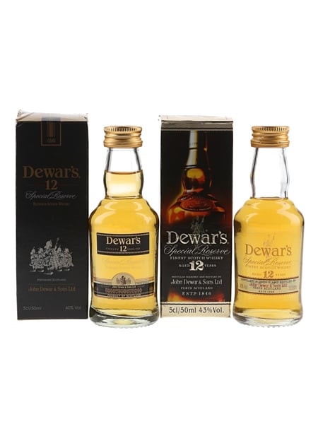 Dewar's Special reserve 12 Year Old  2 x 5cl / 40%