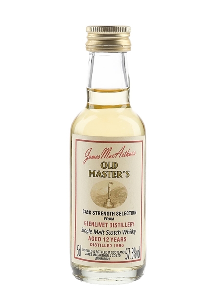 Glenlivet 1996 12 Year Old Old Master's - James MacArthur's 5cl / 57.8%