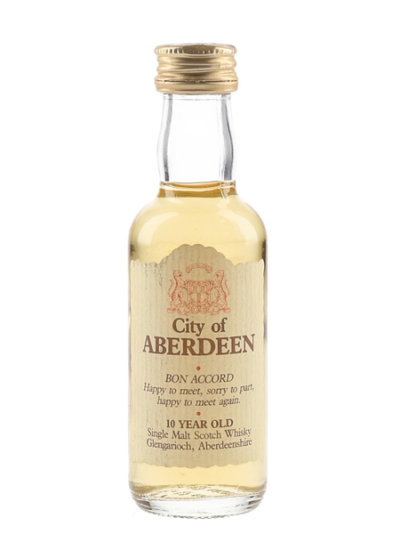 Glen Garioch 10 Year Old Bottled 1980s - City Of Aberdeen 5cl