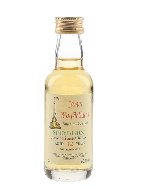 Speyburn 1979 12 Year Old Fine Malt Selection - James MacArthur's 5cl / 63.1%