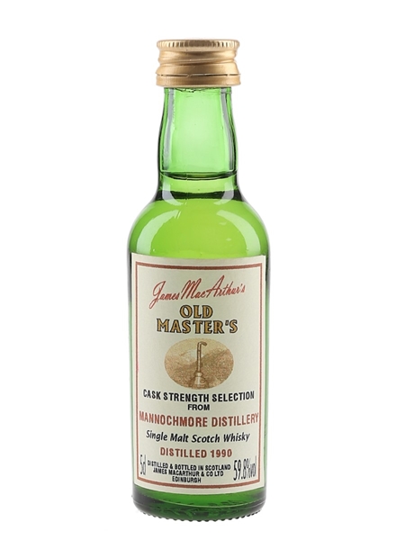 Mannochmore 1990 Old Master's - James MacArthur's 5cl / 59.8%