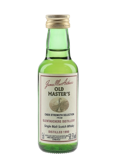 Glentauchers 1990 Old Master's - James MacArthur's 5cl / 58.5%