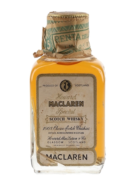 Howard Maclaren Bottled 1960s 5cl