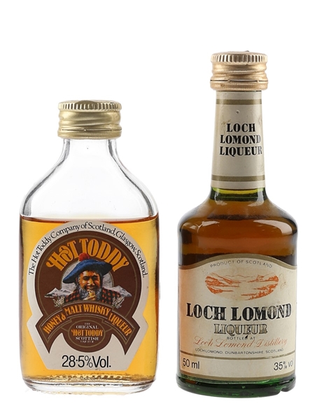 Hot Toddy & Loch Lomond Bottled 1980s 2 x 5cl