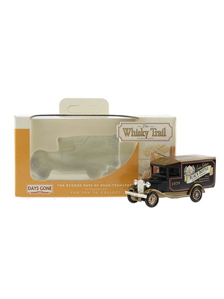 Black Bottle Model A Ford Van Lledo Collectibles - The Bygone Days Of Road Transport 8cm x 4cm x 3cm