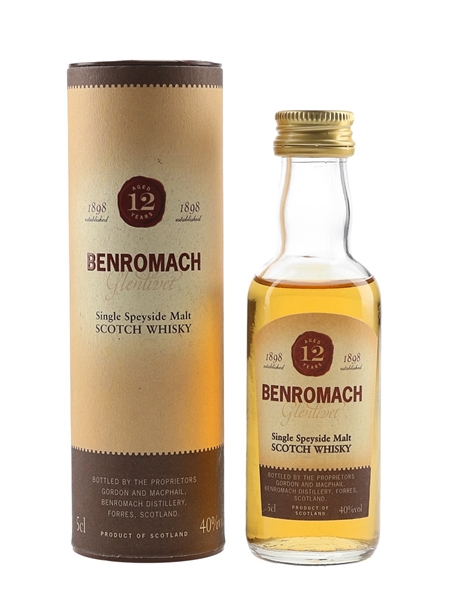 Benromach 12 Year Old Bottled 1990s 5cl / 40%