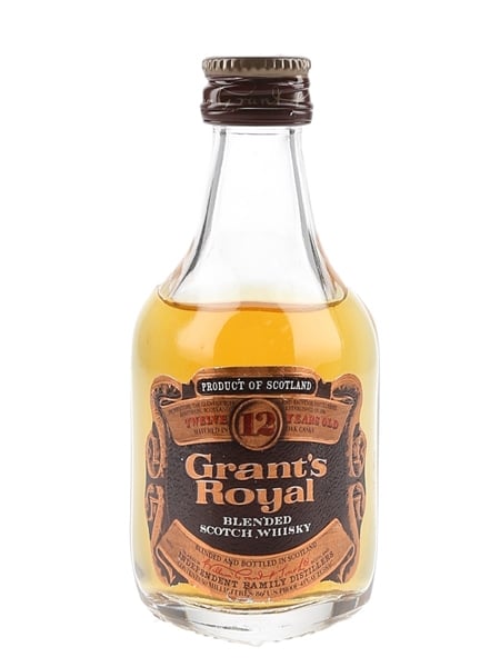 Grant's Royal 12 Year Old Bottled 1980s 5cl / 43%