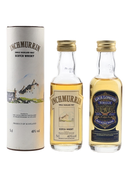 Inchmurrin 10 Year Old & Loch Lomond  2 x 5cl / 40%