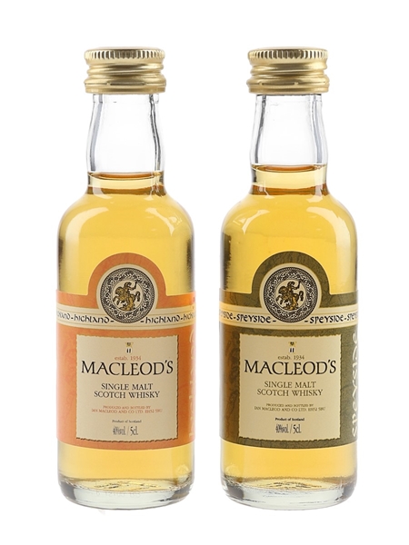 Macleod's Single Malts Highland  & Speyside 2 x 5cl / 40%