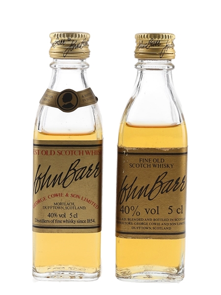 John Barr Bottled 1980s 2 x 5cl / 40%