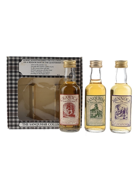 Robert Burns Sanquhar Collection  3 x 5cl / 40%