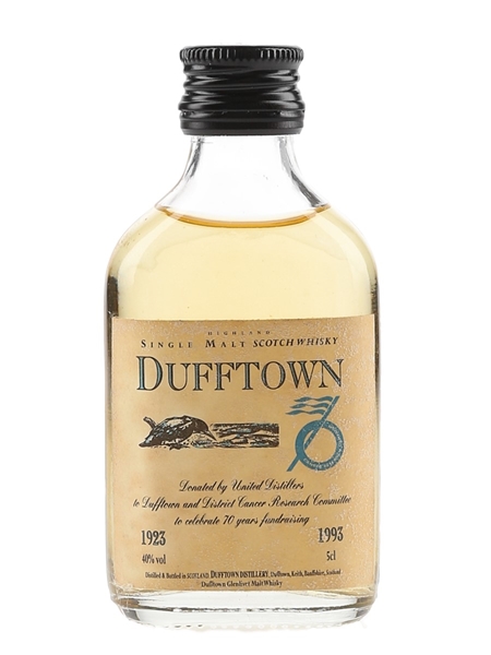 Dufftown Flora & Fauna Dufftown & District Cancer Reserch Campaign 1923-1993 5cl / 40%