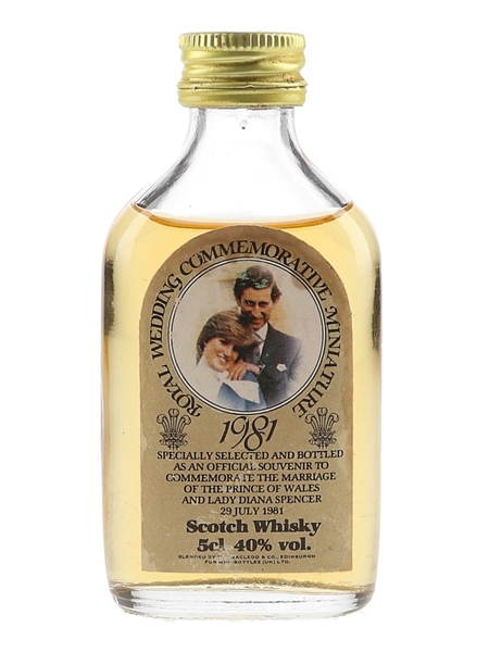 Royal Wedding 1981 Commemorative Miniature 5cl / 40%