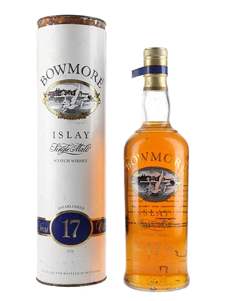 Bowmore 17 Year Old Bottled 1990s - Screen Printed Label 70cl / 43%