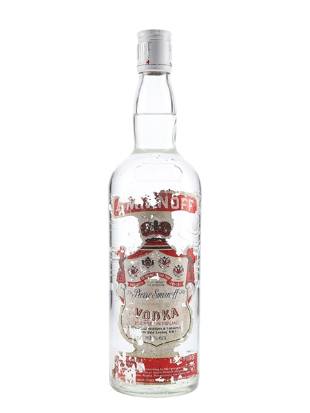 Smirnoff Red Label Bottled 1970s 75.7cl / 37.5%