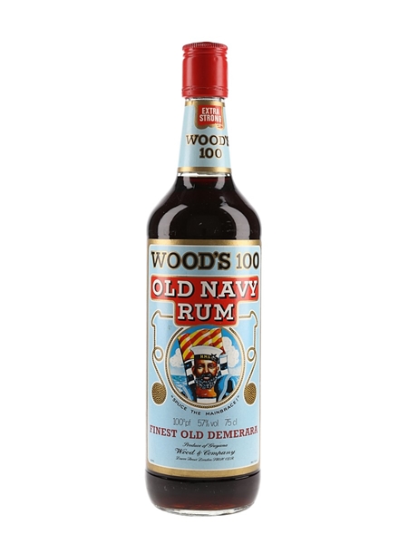 Wood's 100 Old Navy Rum Bottled 1980s 75cl / 57%