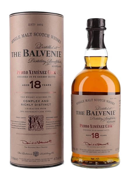 Balvenie 18 Year Old Pedro Ximenez Matured 70cl / 48.7%