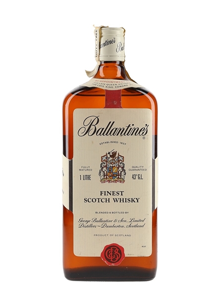 Ballantine's Finest Bottled 1980s - Duty Free 100cl / 43%