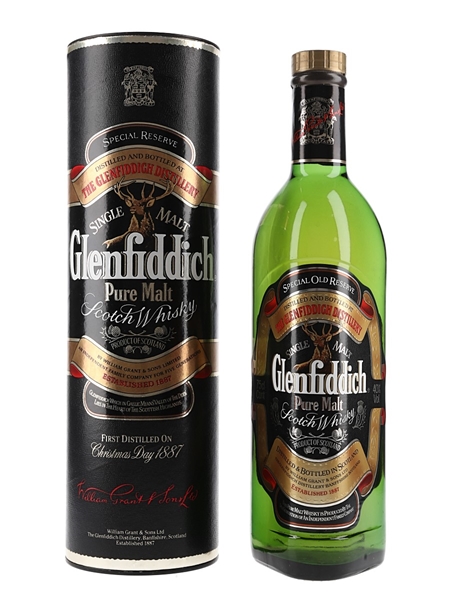 Glenfiddich Special Old Reserve Pure Malt Bottled 1980s 75cl / 40%