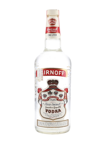 Smirnoff Red Label Bottled 1980s 100cl / 40%