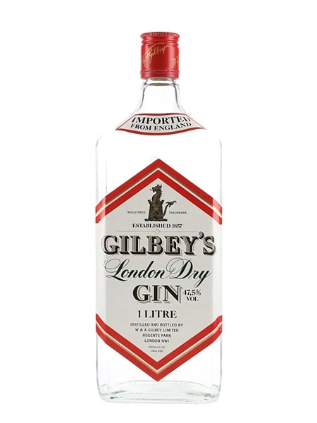 Gilbey's London Dry Gin Bottled 1980s 100cl / 47.5%