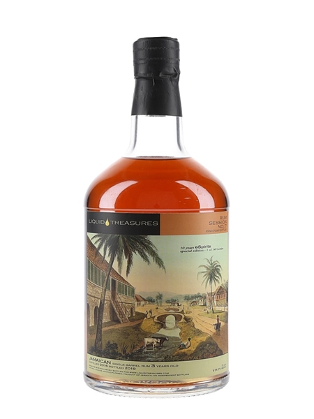 Jamaican 2016 Single Barrel 3 Year Old Liquid Treasures - Rum Session No.7 70cl / 54.2%