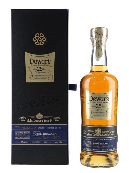 Dewars Signature 25 Year Old Royal Brackla Oak Casks 70cl / 40%