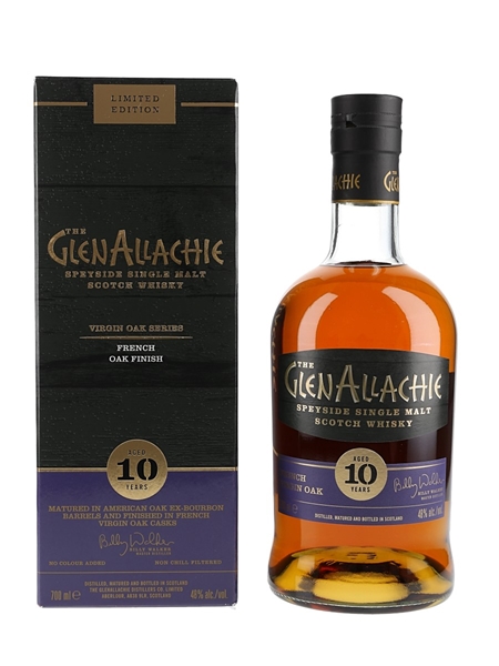 Glenallachie 10 Year Old French Virgin Oak Bottled 2022 70cl / 48%