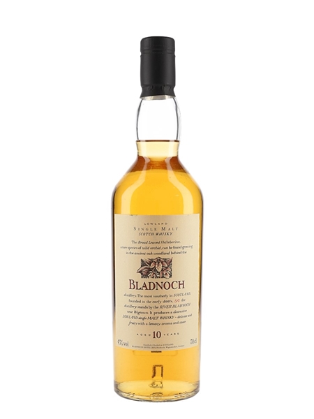 Bladnoch 10 Year Old Bottled 1990s - Flora & Fauna 70cl / 43%