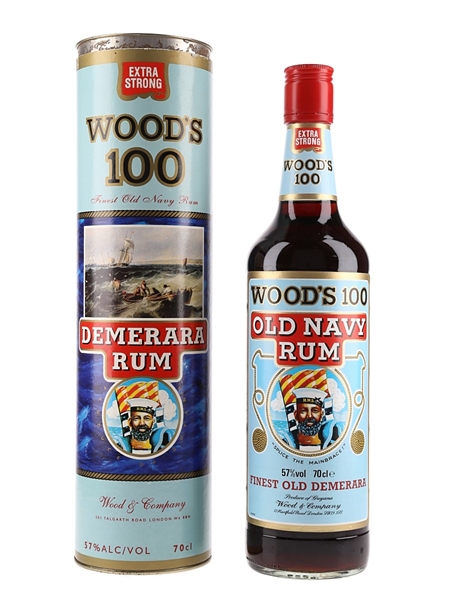 Wood's 100 Old Navy Rum Bottled 1990s 70cl / 57%