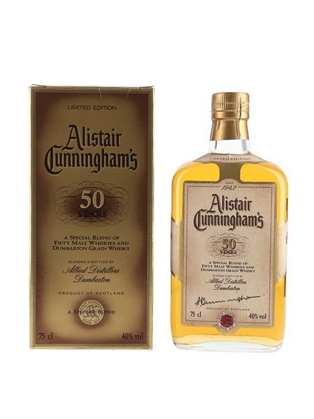 Alistair Cunningham's Limited Edition 50 Years Bottled 1990s 75cl / 40%