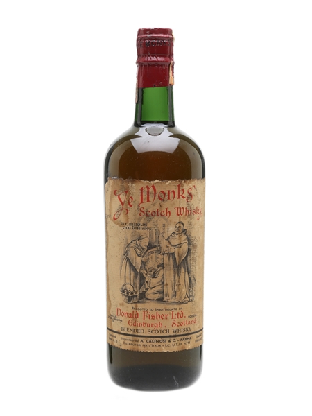 Ye Monks Scotch Whisky Spring Cap Bottled 1960s 75cl / 43%