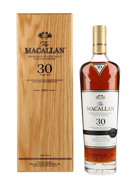 Macallan 30 Year Old Annual 2021 Release 70cl / 43%