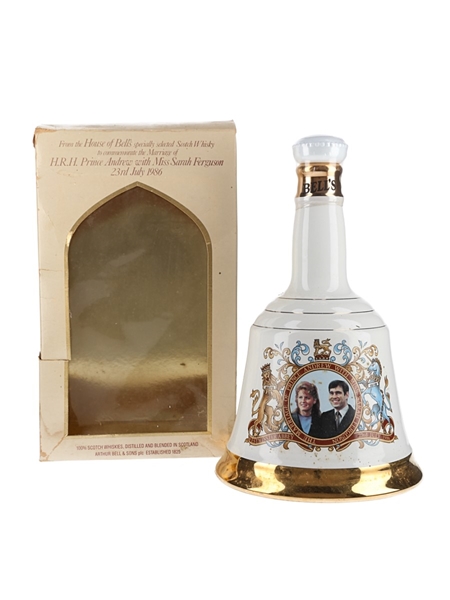 Bell's Ceramic Decanter Royal Wedding 1986 - Prince Andrew & Sarah Ferguson 75cl / 43%