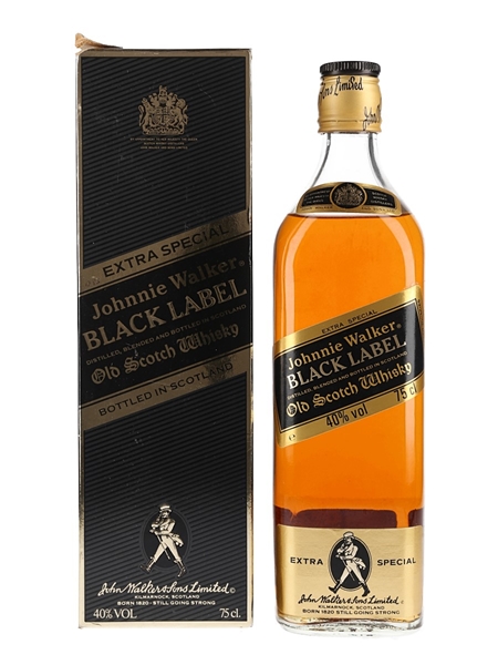 Johnnie Walker Black Label Extra Special Bottled 1980s 75cl / 40%