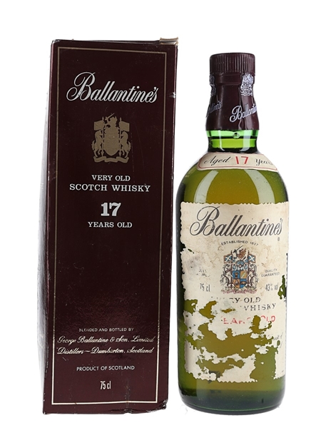 Ballantine's 17 Year Old Bottled 1980s 75cl / 43%