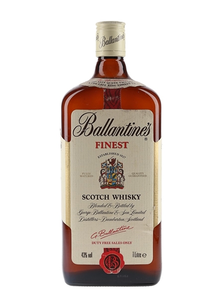 Ballantine's Finest Bottled 1980s - Duty Free Sales 100cl / 43%