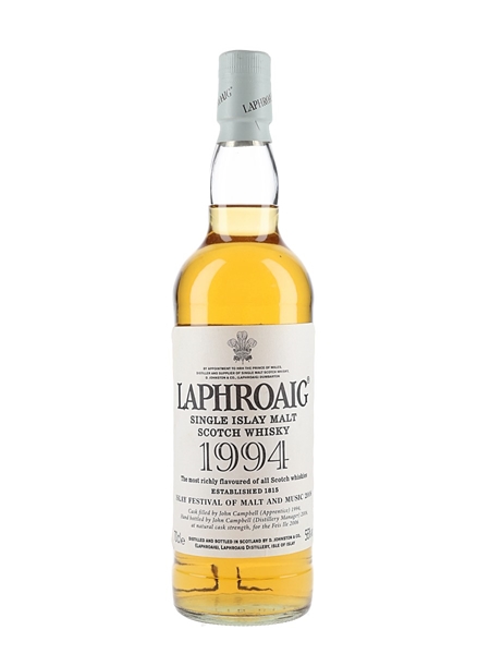 Laphroaig 1994 John Campbell Feis Ile 2006 70cl / 56%