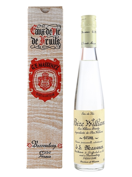 Massenez Poire Williams Eau De Vie  50cl / 35%