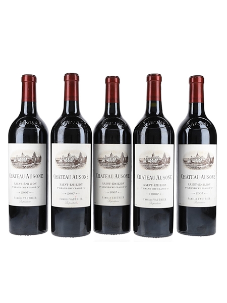 Chateau Ausone 2007 Saint Emilion 1er Grand Cru Classe 5 x 75cl / 13%