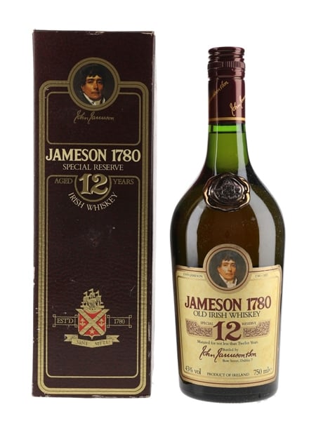 Jameson 1780 12 Year Old Bottled 1980s-1990s 75cl / 43%