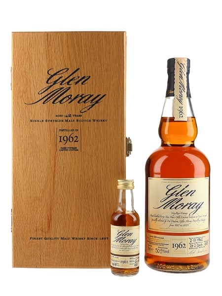 Glen Moray Very Rare Vintage 1962 42 Year Old Bottled 2005 70cl & 5cl / 50.9%