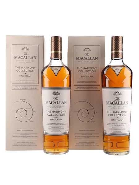 Macallan The Harmony Collection Fine Cacao  2 x 70cl / 40%