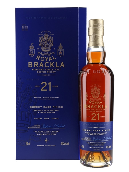 Royal Brackla 21 Year Old Sherry Cask Finish 70cl / 46%