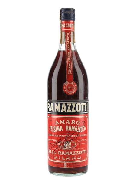 Ramazzotti Amaro Bottled 1970s 75cl / 30%