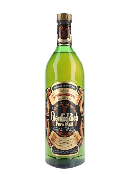 Glenfiddich Pure Malt Bottled 1970s-1980s 100cl / 43%