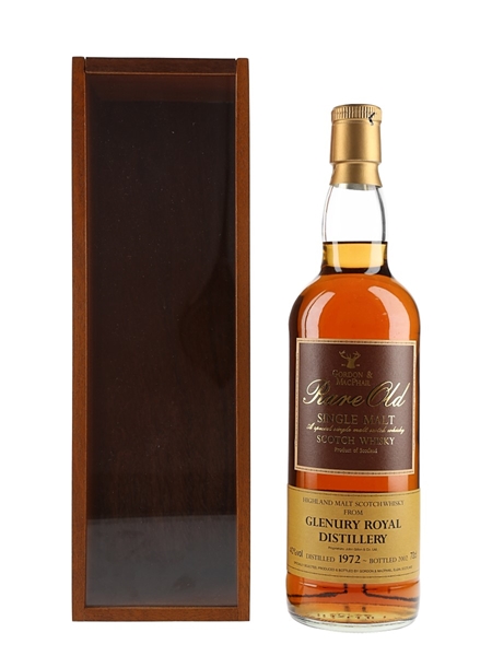 Glenury Royal 1972 Rare Old Bottled 2002 Gordon & MacPhail 70cl / 40%